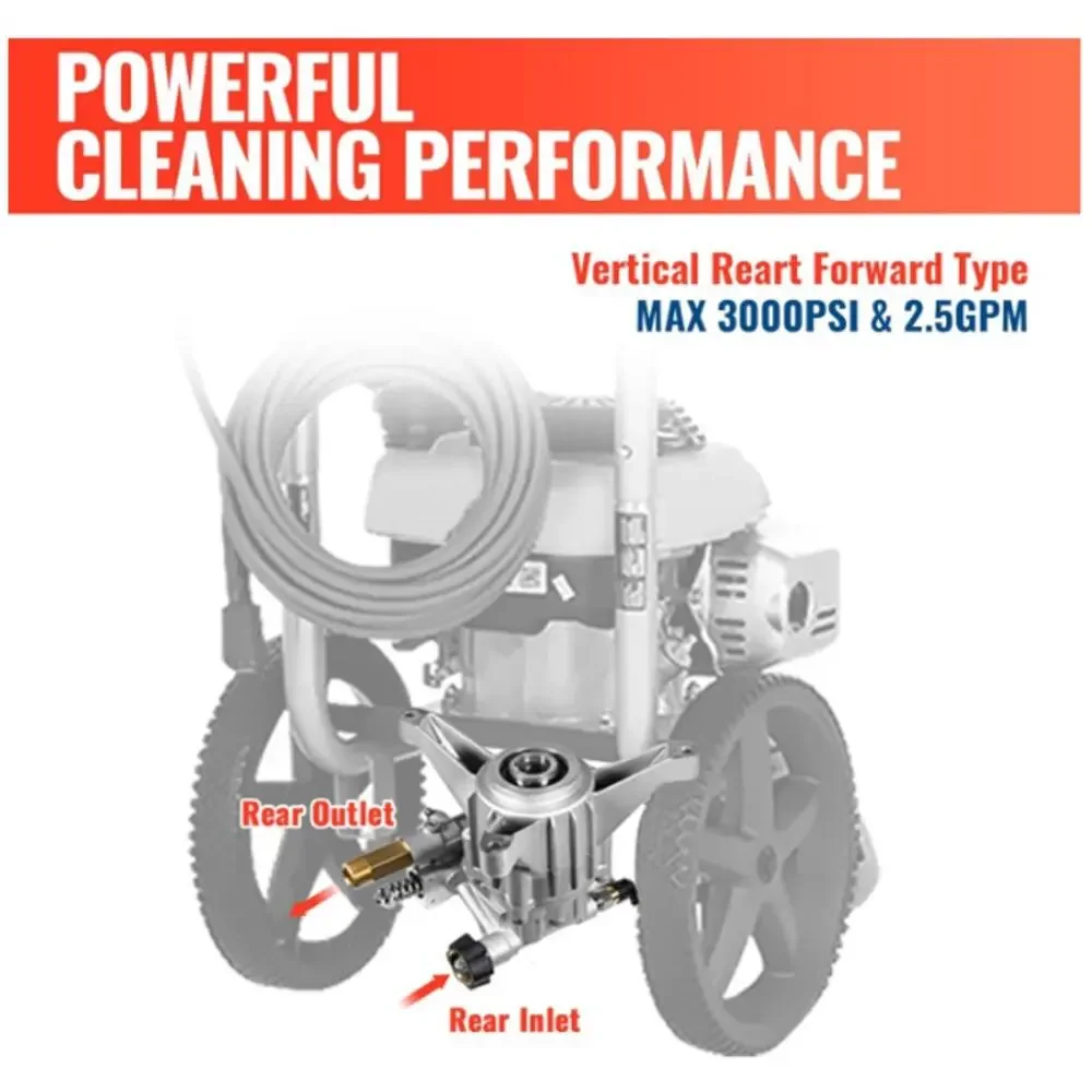 YAMATIC 3000 PSI 2.5 GPM Pressure Washer Pump